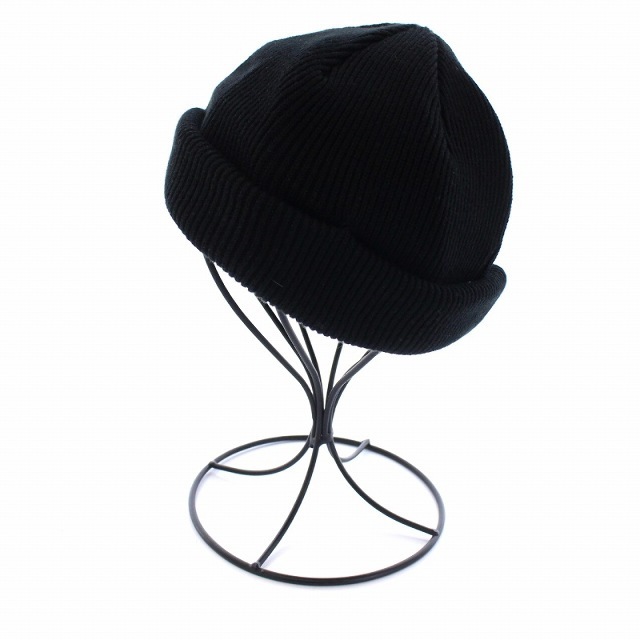 RACAL(ラカル)のラカル ロールキャップ ニット帽 ワッチキャップ ビーニー 帽子 コットン 黒 レディースの帽子(その他)の商品写真