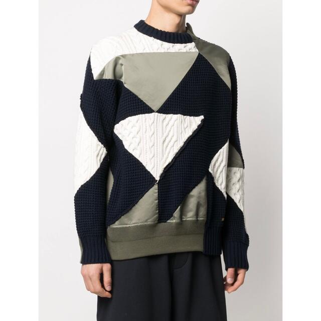 sacai 21ss パッチワークニット ratar.net