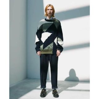 サカイ(sacai)のsacai 21ss パッチワーク ニット(ニット/セーター)