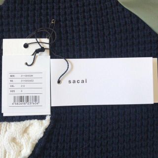 sacai21ss パッチワークニット　size3