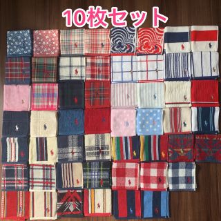 ラルフローレン(Ralph Lauren)のMae様専用【新品】ラルフローレン タオルハンカチ 8枚セット(ハンカチ)