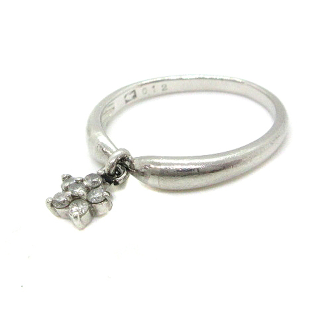 セイコー リング pt900 ダイヤモンド0.12ct 9号 プラチナ - リング(指輪)