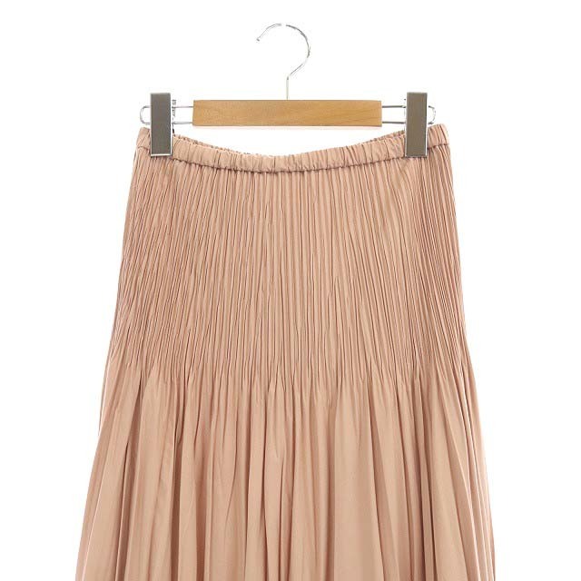 ✨#✨ アダワス 20AW プリーツスカート ロング フレア F ピンク