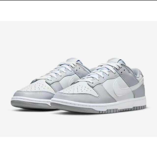 NIKE dunk low grey 26.5cm靴/シューズ