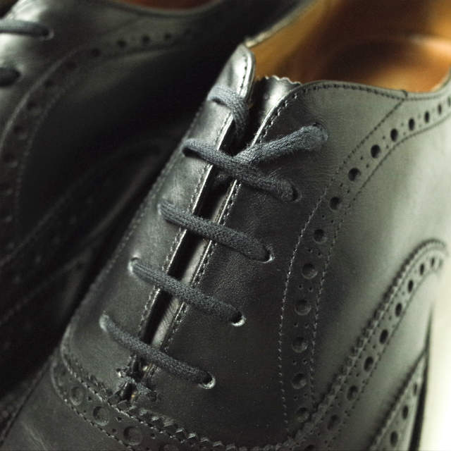 Church's(チャーチ)のCHURCH'S チャーチ CHETWYND チェットウインド ウイングチップシューズ UK6(25cm) ブラック ラスト100 革靴 シューズ【中古】【CHURCH'S】 メンズの靴/シューズ(ドレス/ビジネス)の商品写真