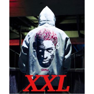 sapeur サプール ロッドマン ペイズリー パーカー XXL