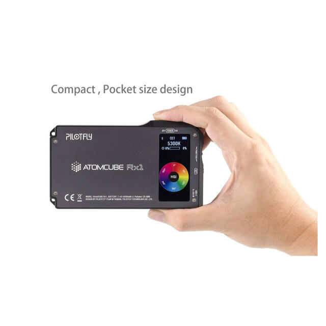 AtomCUBE Pocket RX1 LEDライト スマホ/家電/カメラのスマホ/家電/カメラ その他(その他)の商品写真