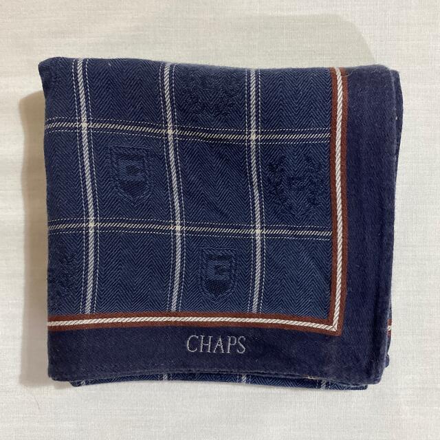 CHAPS(チャップス)のチャップス　ハンカチ　中古品　#1589 メンズのファッション小物(ハンカチ/ポケットチーフ)の商品写真