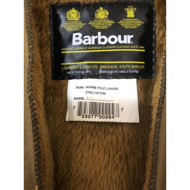 42 Barbour ライナー  ベスト　バブアー