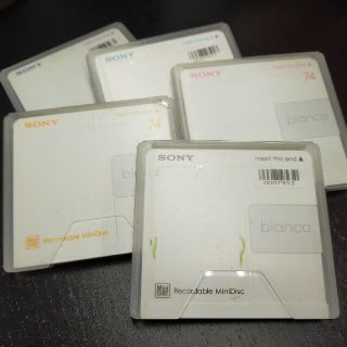 MD ミニディスクused SONY bianca 5枚　匿名配送＆送料無料(その他)