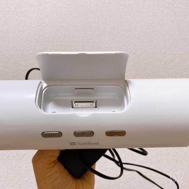 Softbank(ソフトバンク)のSoftBank SB-SP04-STIP/WH スピーカー スマホ/家電/カメラのオーディオ機器(スピーカー)の商品写真