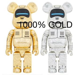 メディコムトイ(MEDICOM TOY)のBABY MILO SORAYAMA BE@RBRICK 1000% Gold(キャラクターグッズ)