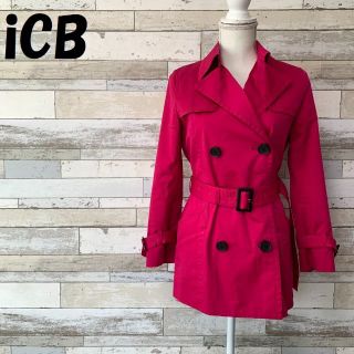 ICB - 【人気】iCB トレンチコート ショッキングピンク サイズ9 ICB - 【人気】iCB トレンチコート ショッキングピンク サイズ9