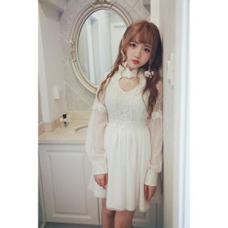 Bobon21 - Bobon21ハートレースワンピース 【完売品】の通販 by
