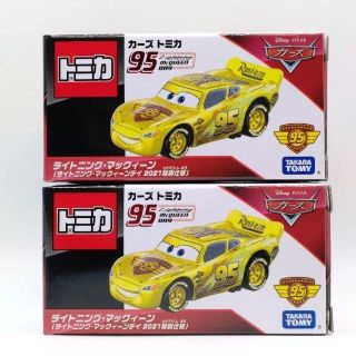 タカラトミー(Takara Tomy)のカーズ　トミカ　ライトニング・マックィーンデイ 2021特別仕様　2台セット(ミニカー)