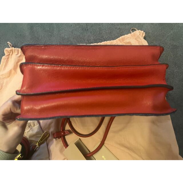 miumiu デニムマドラス ショルダーハンドバッグ