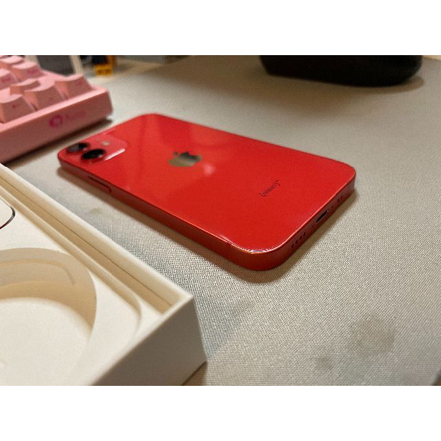 スマートスクラブス 【SIMフリー、箱付き】Apple iPhone12 mini 64gb　レッド