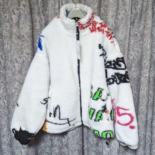 新品ZARAプリントボアジャケット