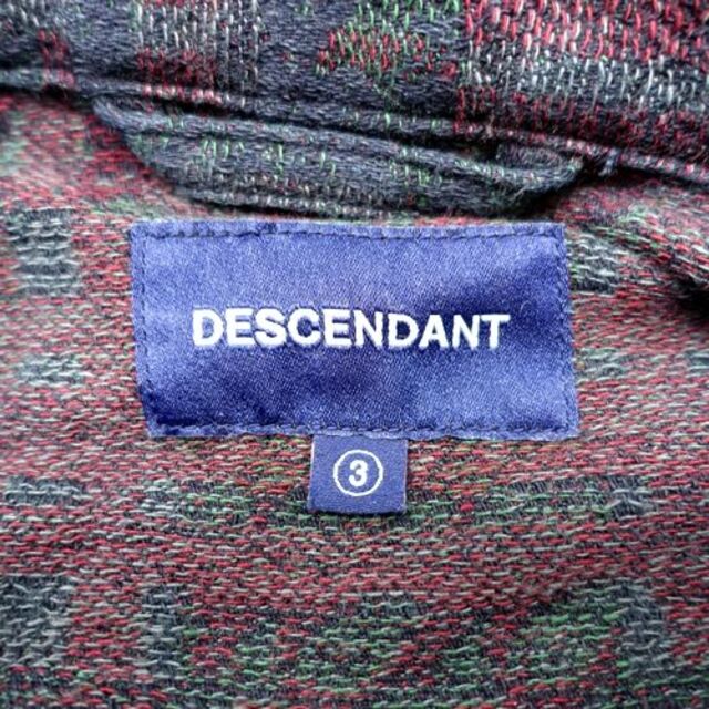 DESCENDANT(ディセンダント)のDESCENDANT JACQUARD PLAID JACKET メンズのジャケット/アウター(その他)の商品写真