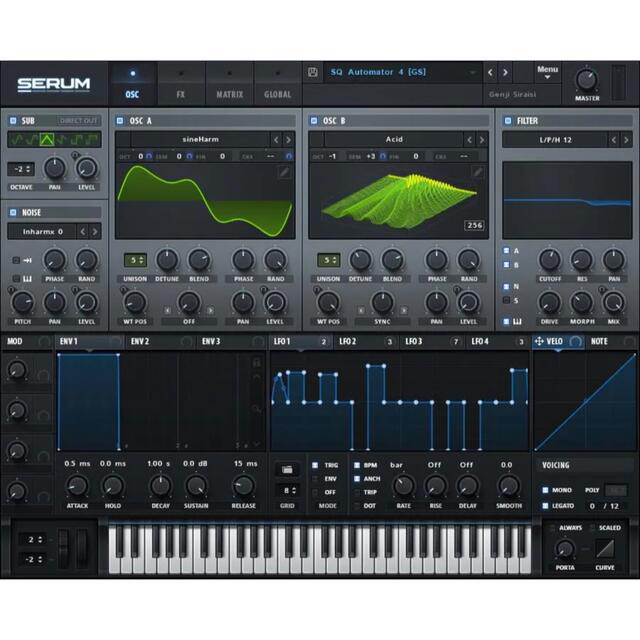 Xfer Record ソフトシンセ　ライセンスコード受け渡し 楽器のDTM/DAW(ソフトウェア音源)の商品写真