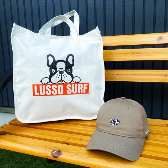 Ron Herman(ロンハーマン)の目立って可愛い♡LUSSO SURF サーフドッグトートバッグ　RVCA レディースのバッグ(トートバッグ)の商品写真