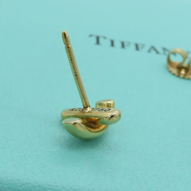 Tiffany & Co.(ティファニー)の希少 美品 ティファニー ゴールド クロス キス ピアス CG33 レディースのアクセサリー(ピアス)の商品写真