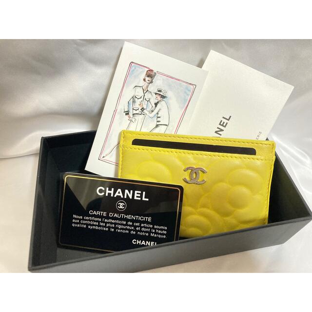 【22番台】CHANEL シャネル　カメリア　カードケース　付属品完品