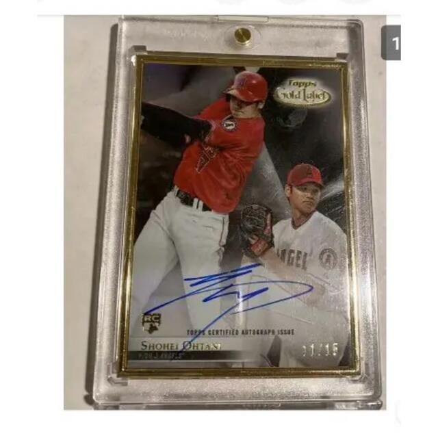 topps gold label 2018 box 大谷翔平 直筆サイン-