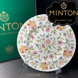 ミントン(MINTON)の【希少・美品】ミントン　英国製　ハドンホール　プレート　27cm　箱付き(食器)