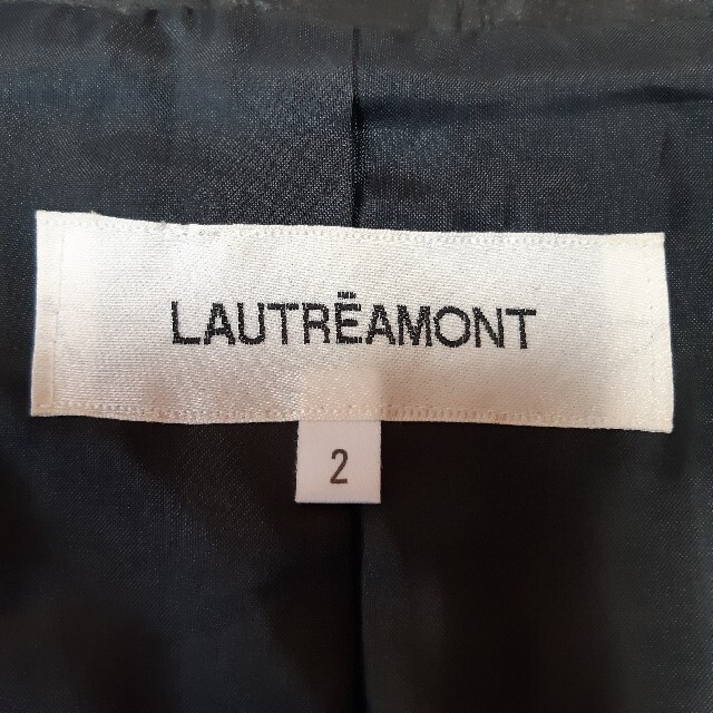 LAUTREAMONT LAUTREAMONT ロートレ・アモン レザー風ジャケット サイズ2 ブラックの通販 by RYNM❥shop｜ ロートレアモンならラクマ