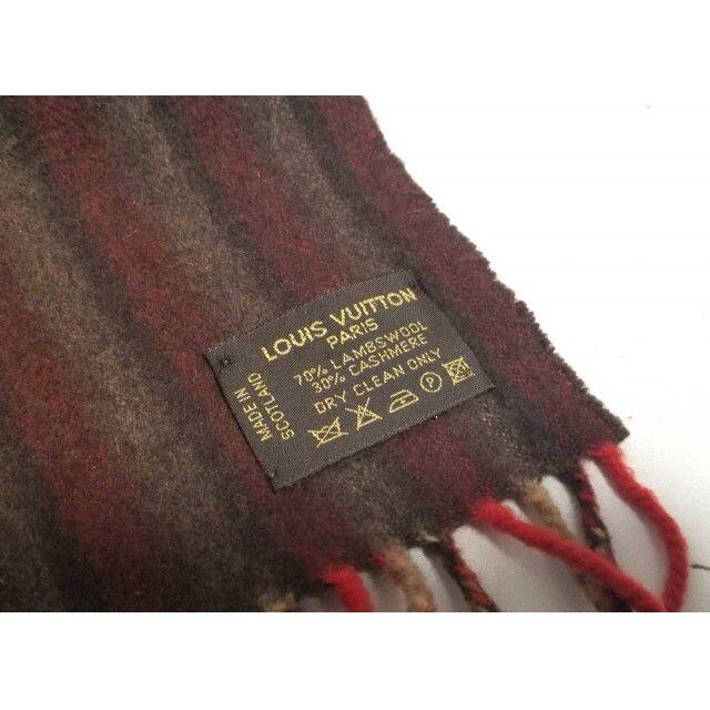 LOUIS VUITTON - 新品同様 ルイヴィトン マフラー ストライプ ロゴ