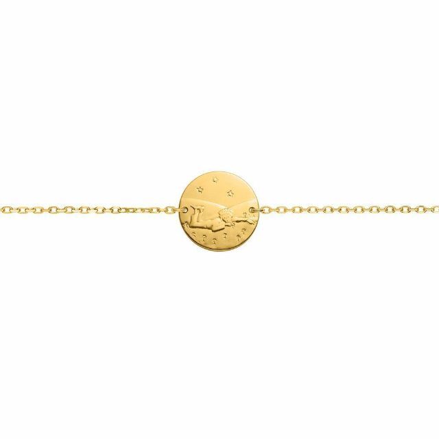 超爆安 【新品・子供用】星の王子さまブレスレット18金14mm 2