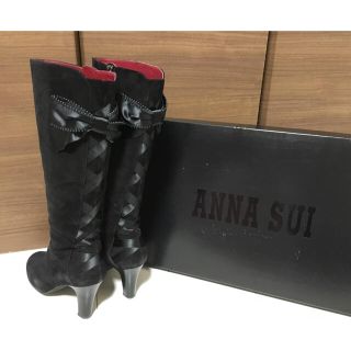 アナスイ(ANNA SUI)のらんらん様専用 ANNA SUI バック 編上げブーツ(ブーツ)