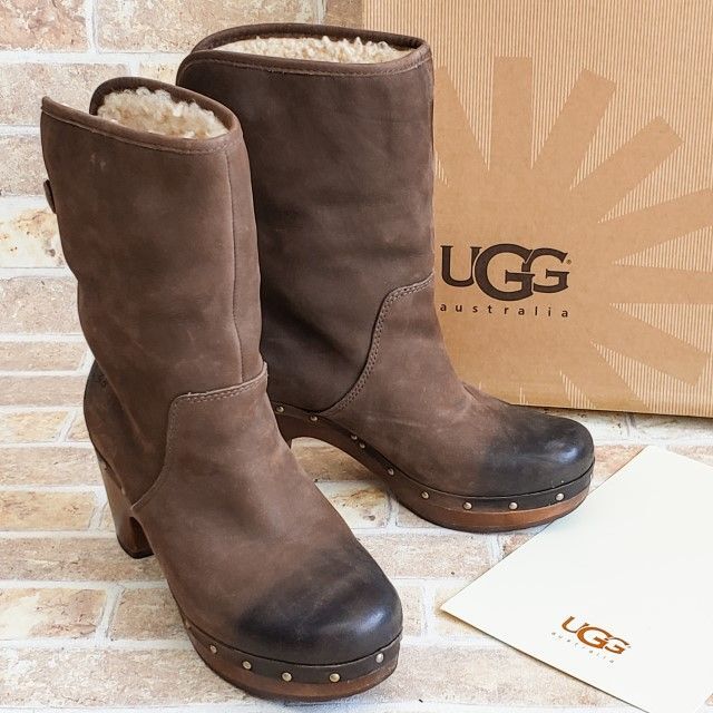 UGG アグ ☆ リネア ムートン ショートブーツ 23 2way ブーツ