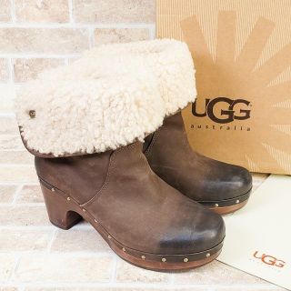 アグ(UGG)のUGG アグ ☆ リネア ムートン ショートブーツ 23 2way ブーツ(ブーツ)