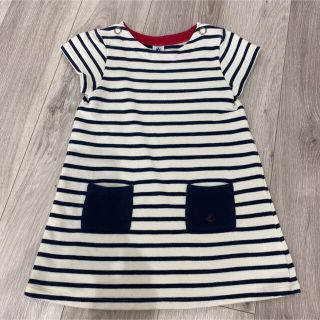 プチバトー(PETIT BATEAU)のプチバトー　マリニエールワンピース(ワンピース)