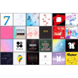 BTS アルバムジャケットステッカーセット 3(その他)