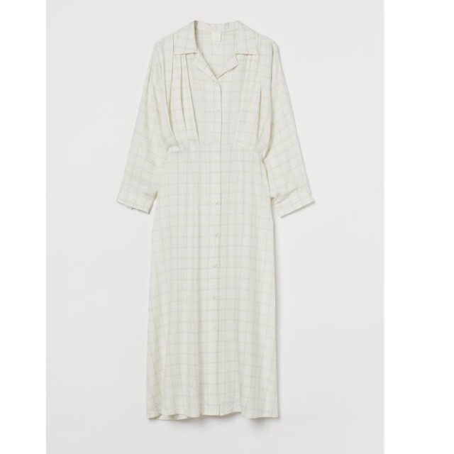 H&M H&M 新垣結衣 ガッキー 着用 シャツワンピース ブロックチェック