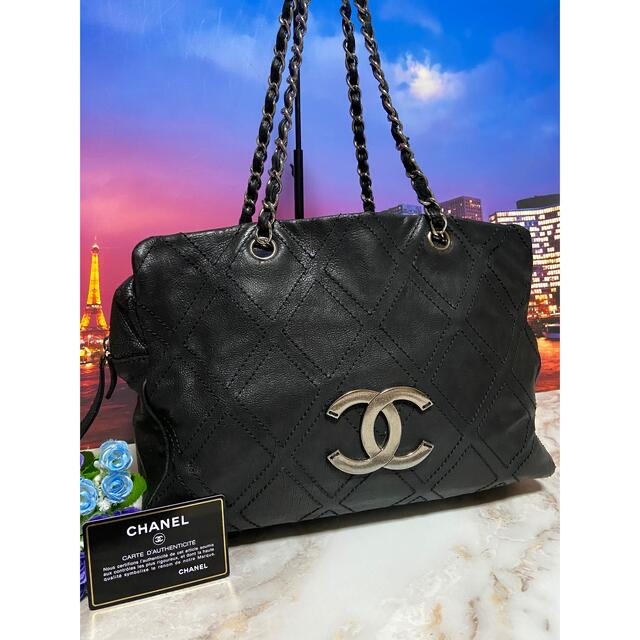 低価格の CHANEL - CHANEL シャネル【正規品】極美品 バッグ デカココ