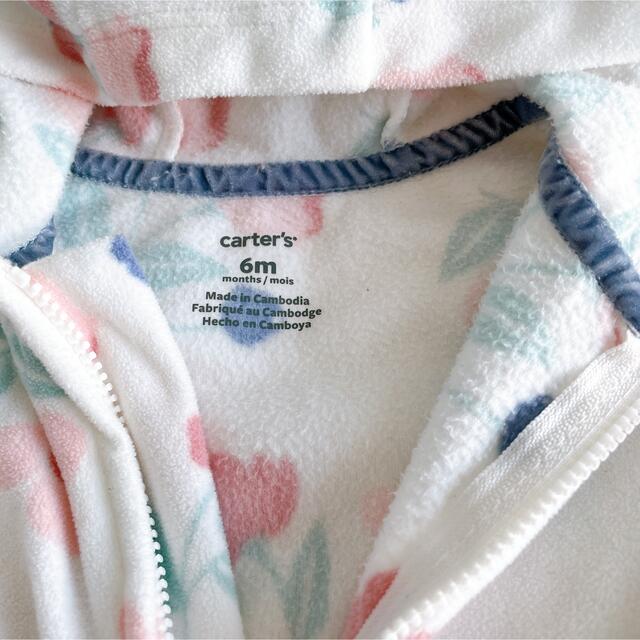 carter's(カーターズ)のCarter's   カバーオール ロンパース  花柄　6m キッズ/ベビー/マタニティのベビー服(~85cm)(ロンパース)の商品写真