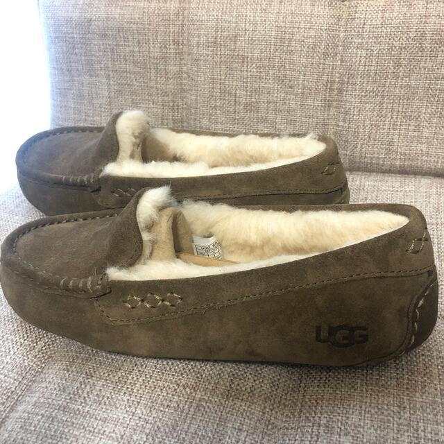 UGG アグ アンスレー モカシン ヒッコリーサンド 23.0cm USA6 www