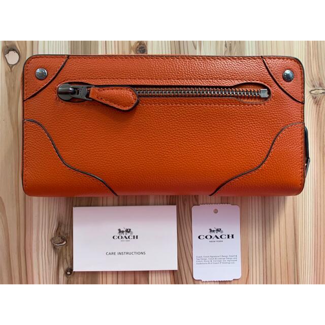 COACH - COACH 長財布 F52645 オレンジ 新品 未使用の通販 by ひー's
