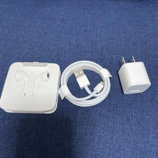 アップル(Apple)のApple純正 イヤフォン、充電器セット(バッテリー/充電器)