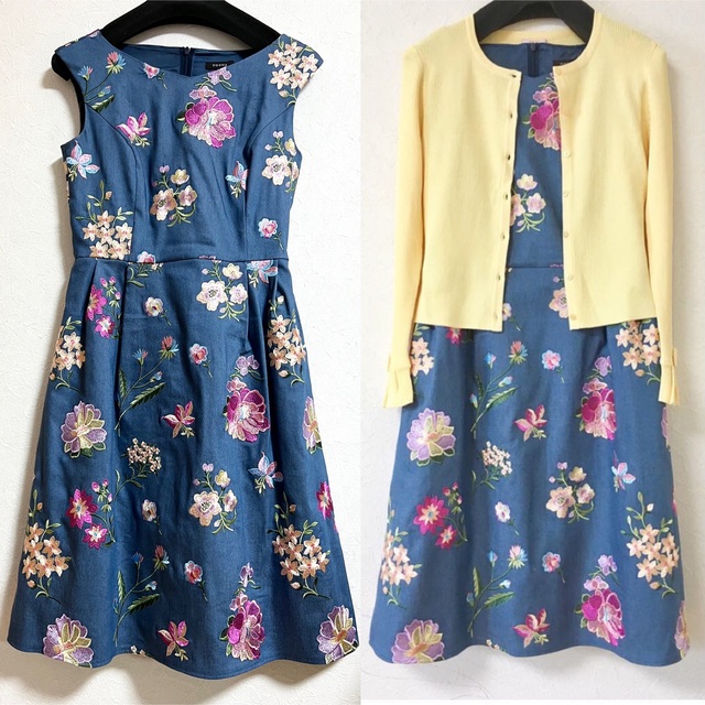 TOCCA - 極美品 TOCCA POTTED FLOWERS ドレス 00トッカ TOCCA - 極美品 TOCCA POTTED FLOWERS ドレス 00トッカ