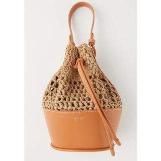 マウジー(moussy)のmoussy BOTTLE 2WAY SHOULDER バッグ　カゴバッグ(かごバッグ/ストローバッグ)