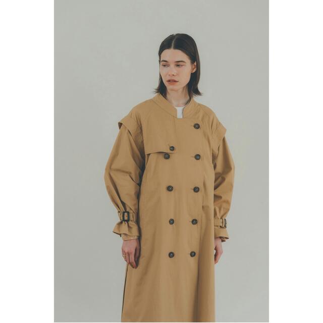 2WAY SQUARE SLEEVE TRENCH COAT