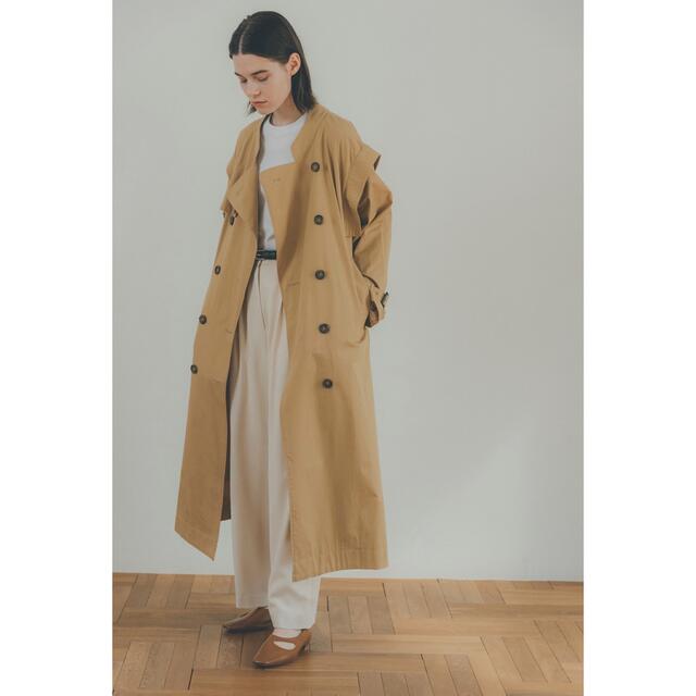 2WAY SQUARE SLEEVE TRENCH COAT 1