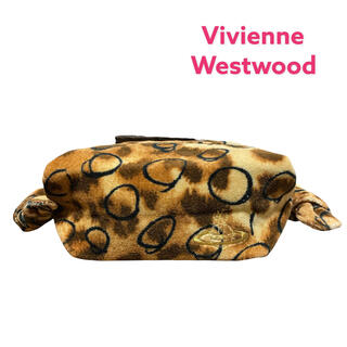 ヴィヴィアンウエストウッド(Vivienne Westwood)の●【美品】ヴィヴィアンウエストウッド/ポーチ/レオパード/ロゴ刺繍●(ポーチ)