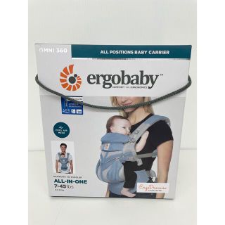 エルゴベビー(Ergobaby)のエルゴベビー オムニ360 抱っこひも デニム クールエアメッシュ(抱っこひも/おんぶひも)