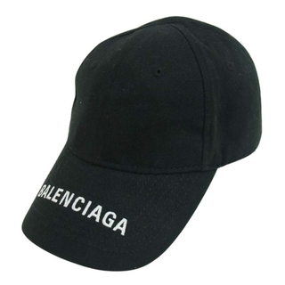 バレンシアガ(Balenciaga)のバレンシアガ 帽子 19AW HAT LOGO VISOR ロゴ 刺繍【中古】(その他)